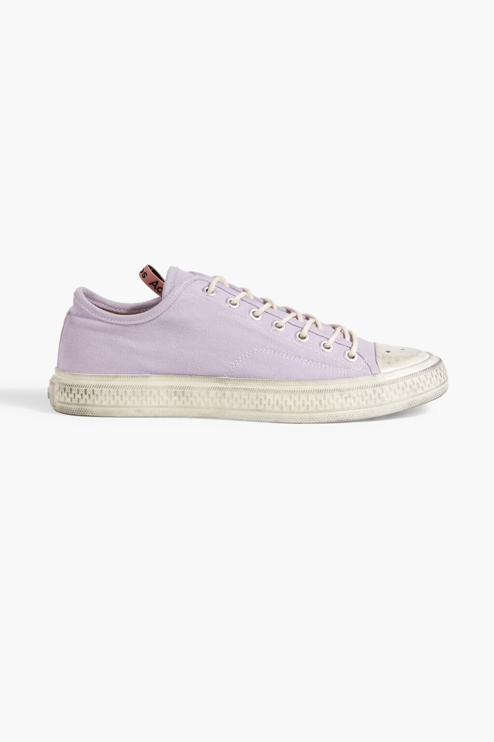 

Кроссовки Ballow Tumbled из перфорированной парусины с потертостями Acne Studios, сирень