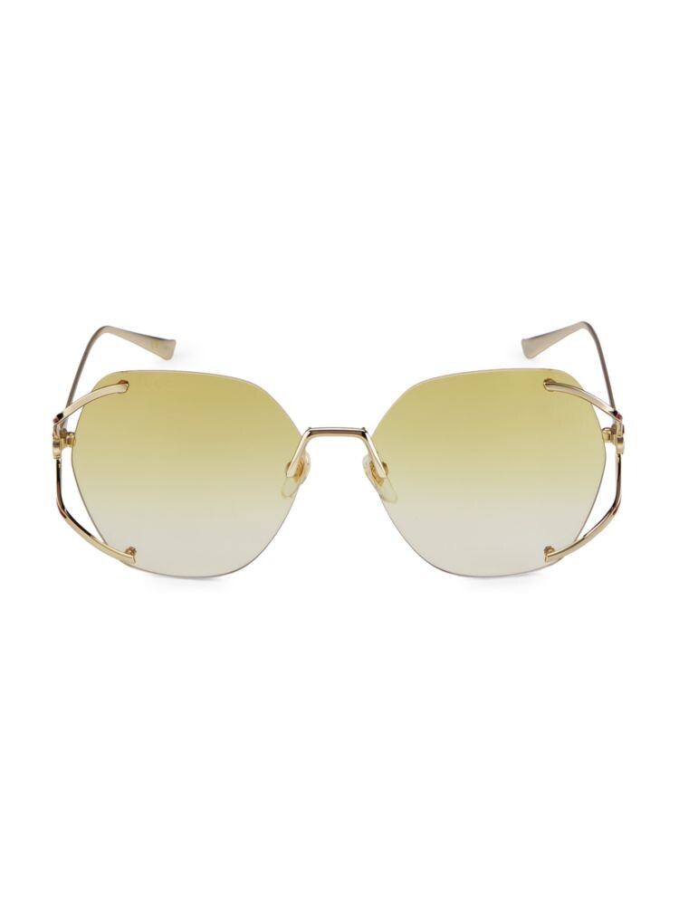 

Круглые солнцезащитные очки 59MM Gucci, золото