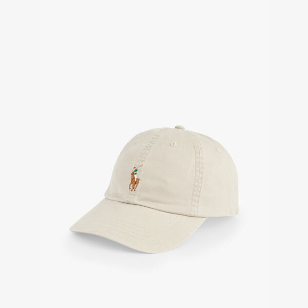 

Кепка Polo sports из эластичного хлопка с вышивкой и фирменным логотипом Polo Ralph Lauren, хаки