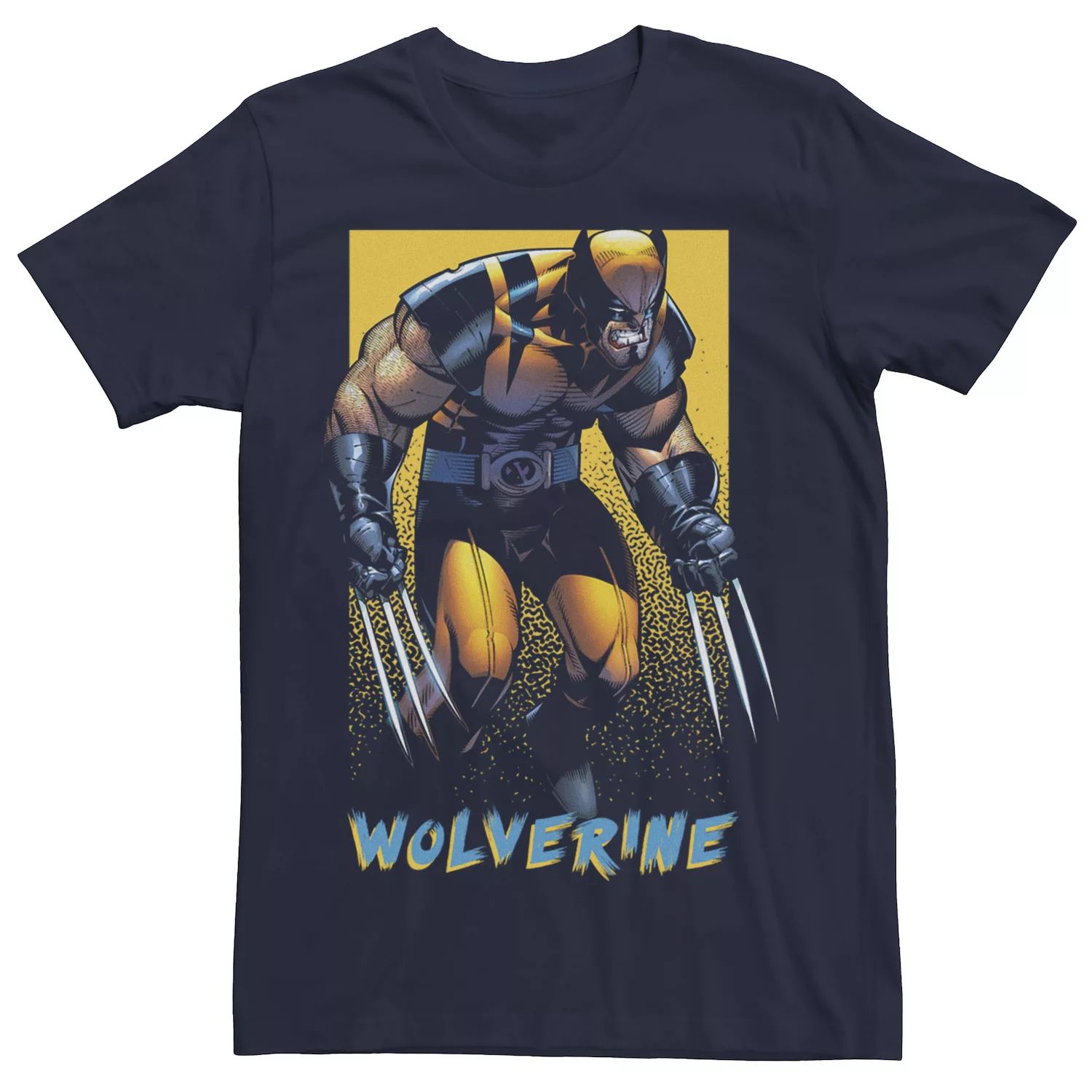 Мужская классическая цветная футболка X-Men Wolverine Pop Marvel
