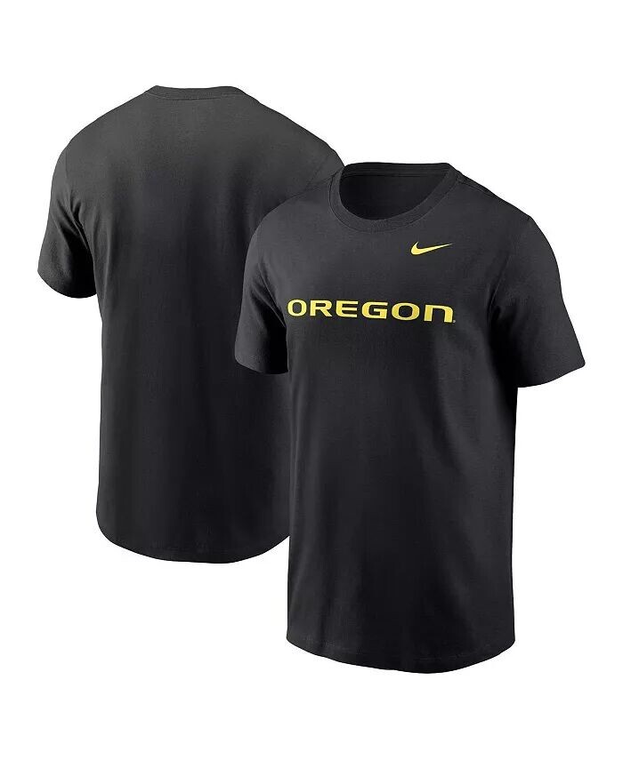 

Мужская футболка с надписью Oregon Ducks Primetime Evergreen Nike, черный