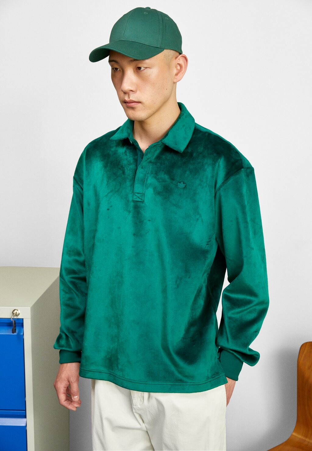 

Толстовка adidas Originals, цвет collegiate green