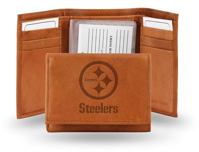 

Кошелек тройного сложения Rico NFL Pittsburgh Steelers с тиснением