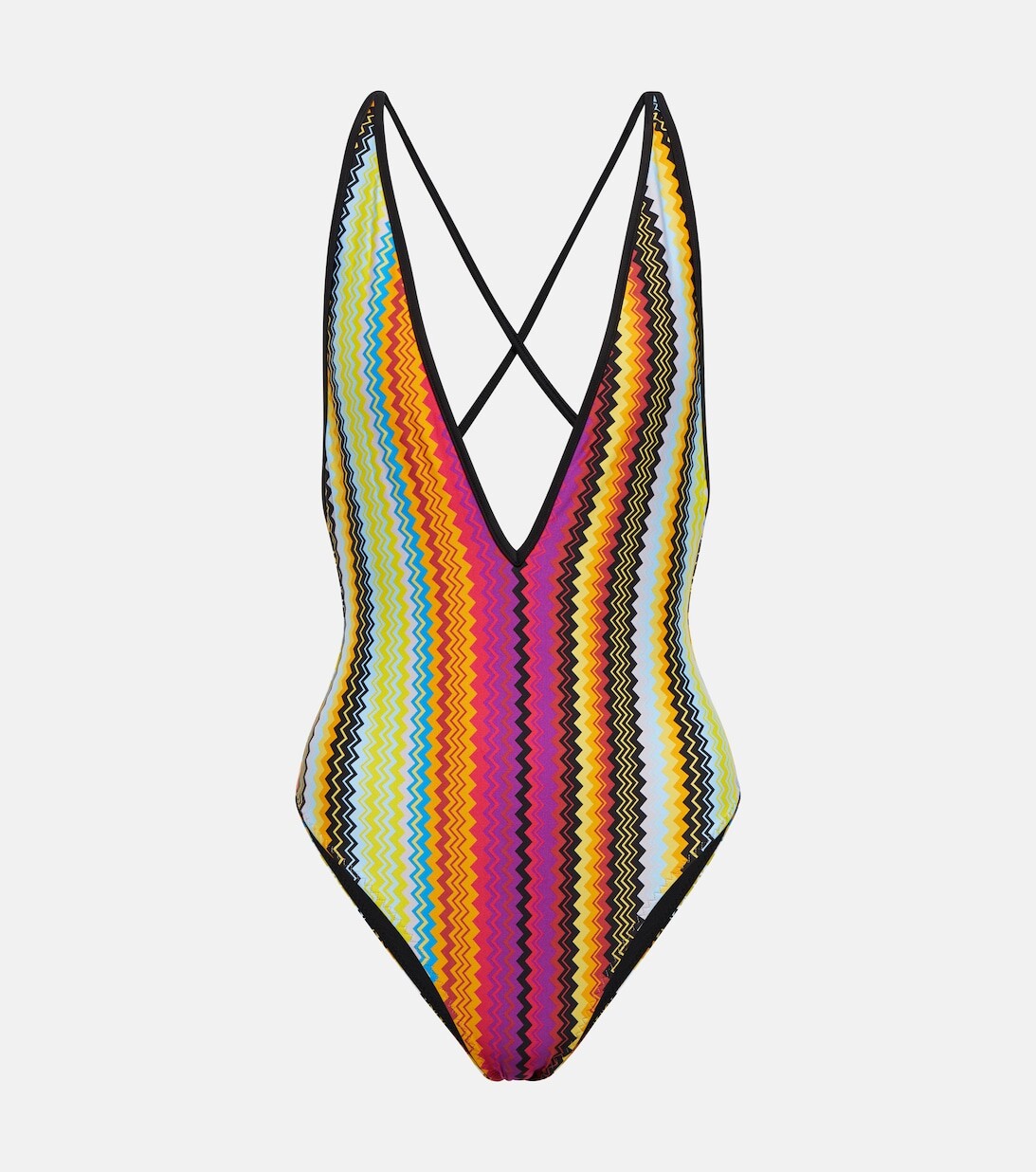 

Купальник с зигзагообразным принтом Missoni, разноцветный, Зеленый