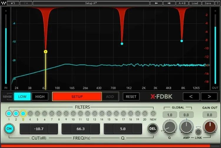 

Подключаемый модуль устранения обратной связи Waves X-FDBK