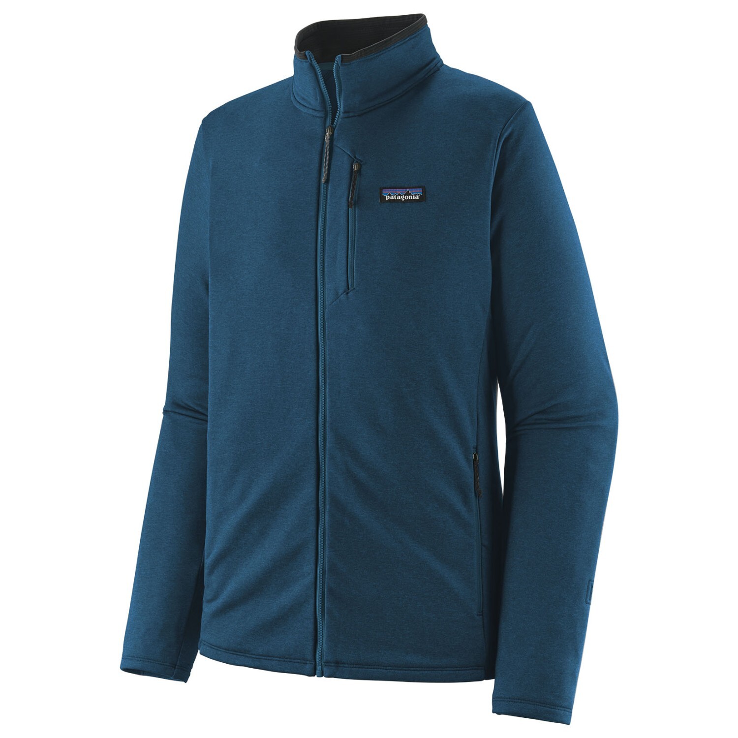 Флисовая жилетка Patagonia R1 Daily, цвет Lagom Blue/Tidepool Blue X Dye