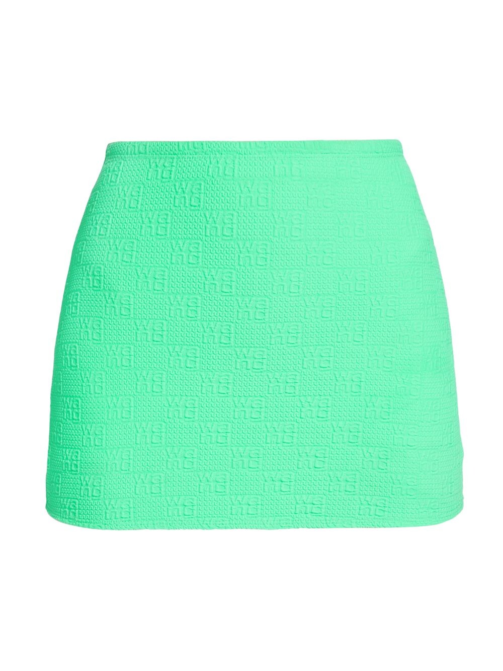

Жаккардовая мини-юбка с логотипом alexanderwang.t, мятный