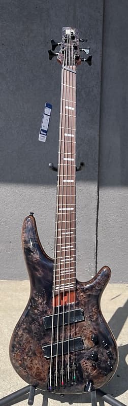 Басс гитара Ibanez SRMS805DTW Deep Twilight Finish Multiscale 5-String Bass Guitar бас гитара ibanez srms805 dtw