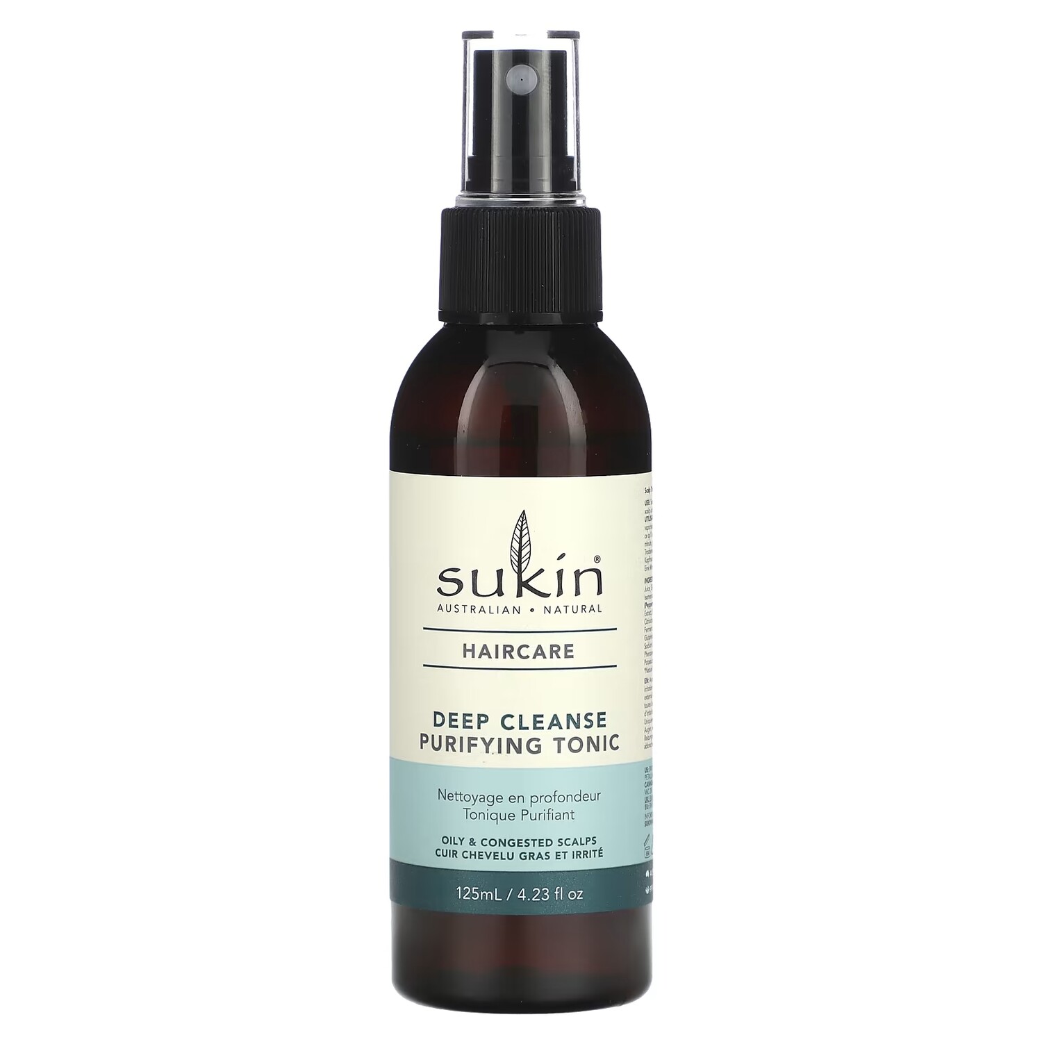 Тоник очищающий Sukin Haircare Deep CLean, 125 мл emergen c яблочный уксус яблочный 18 пакетиков по 9 8 г 0 35 унции