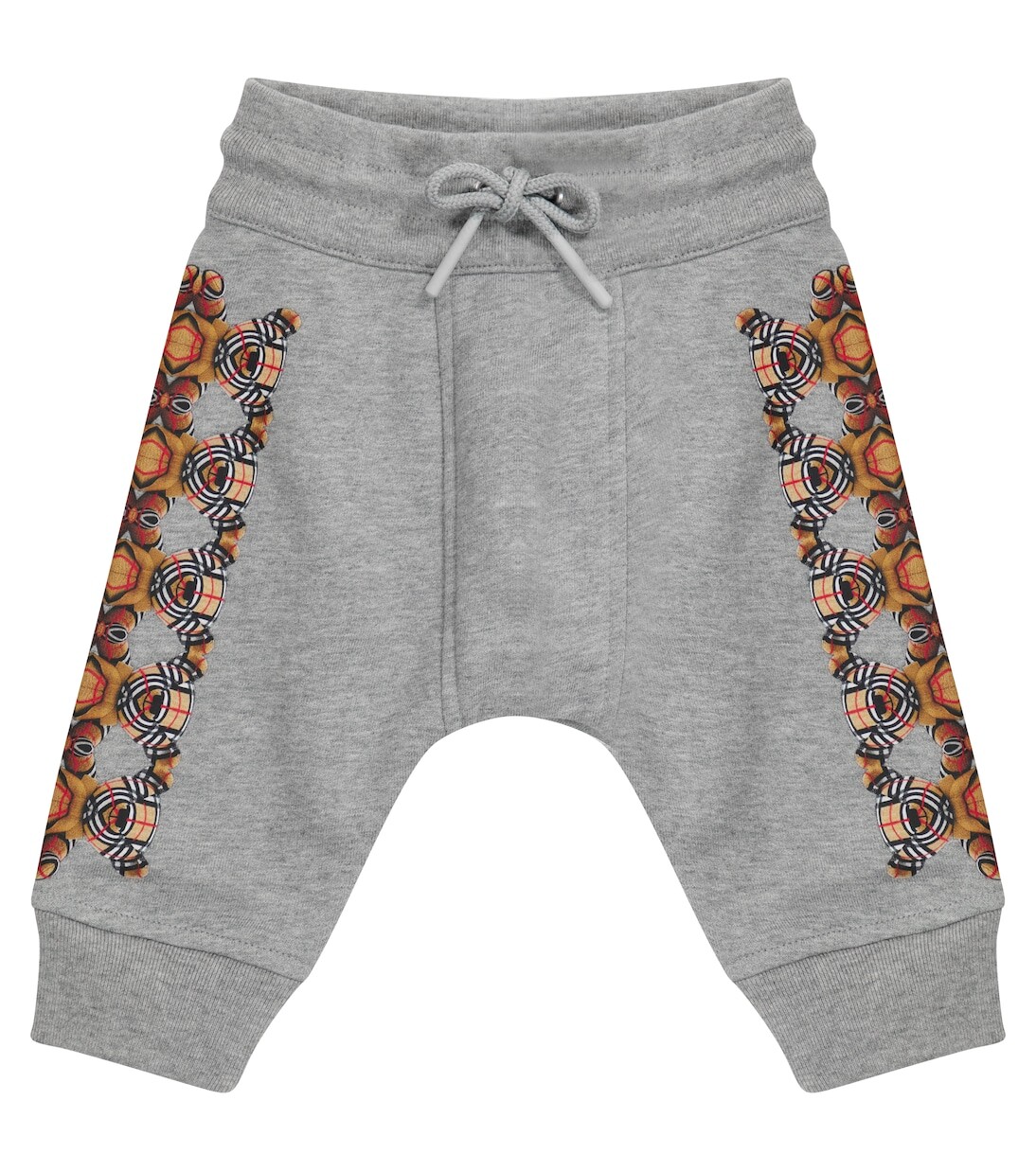 

Хлопковые спортивные штаны baby thomas bear Burberry, серый