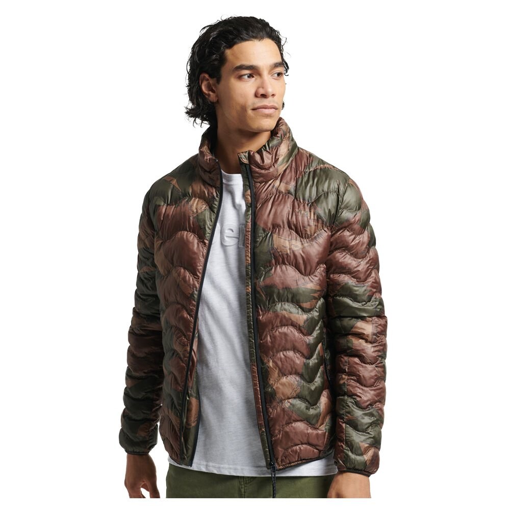

Куртка Superdry Vintage Non Hooded Mid Layer, зеленый