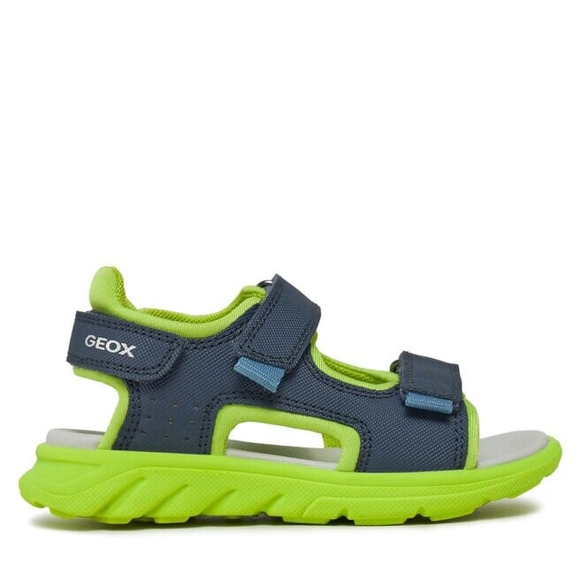 

Сандалии Geox J Sandal Airadyum Bo J45F1A 01550 C0749 S Navy/Lime, темно-синий