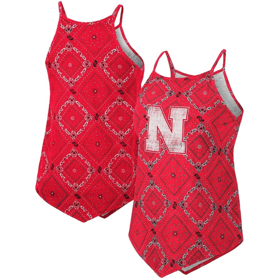 

Топ Wrangler Nebraska Huskers, алый