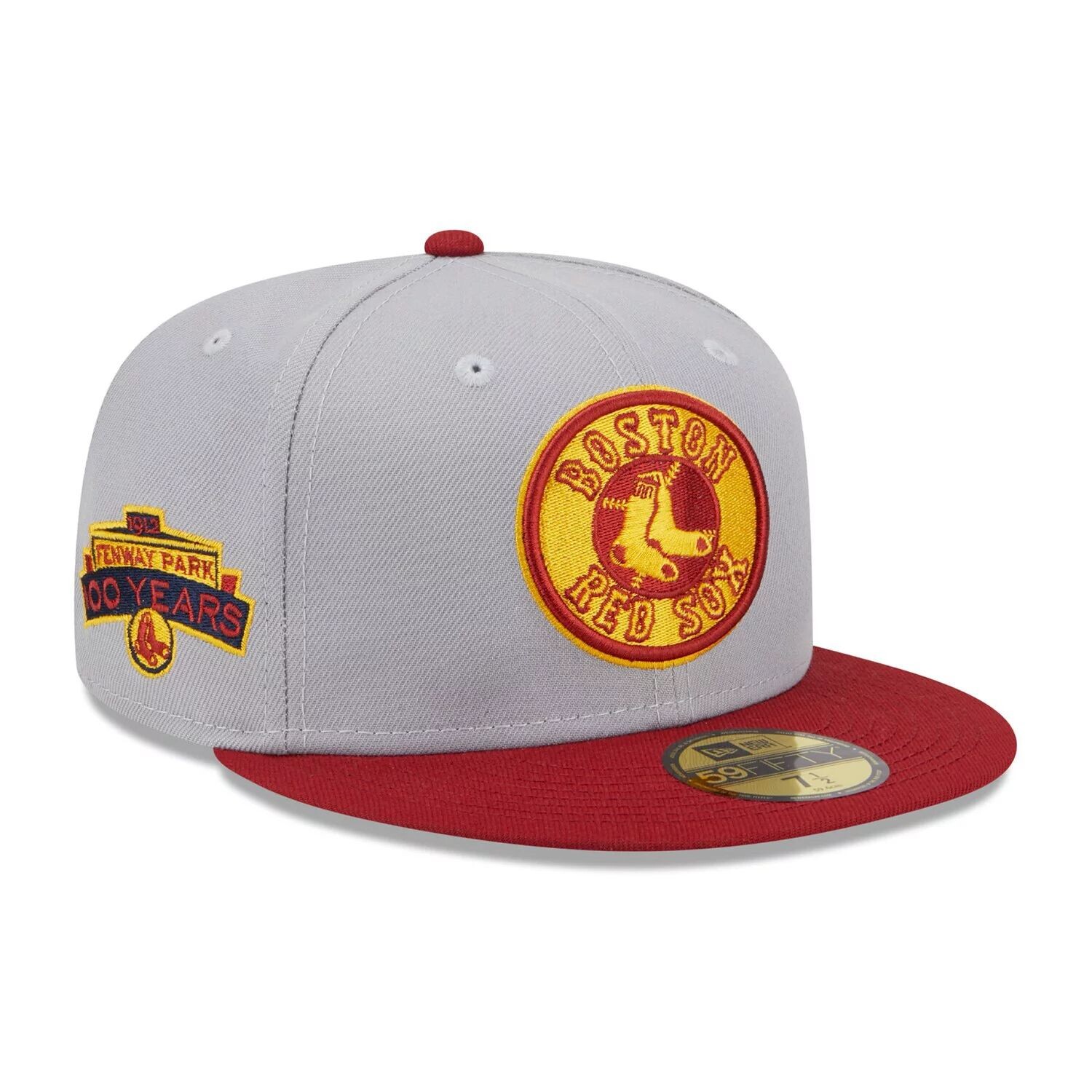 

Мужская шляпа New Era Grey/Red Boston Red Sox Navy Undervisor 59FIFTY