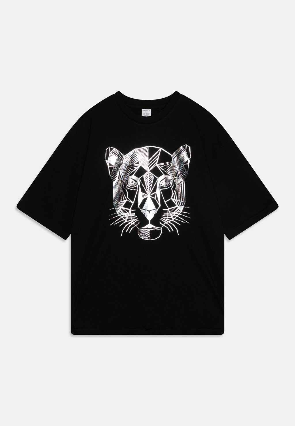 

Футболка с принтом FRONTPRINT PANTHER Lindex, цвет black