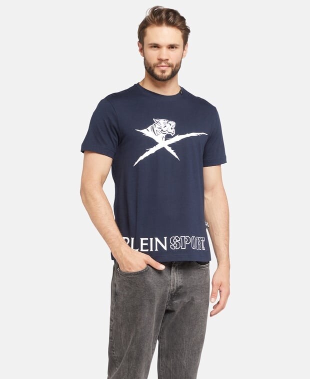 

Футболка Plein Sport, темно-синий