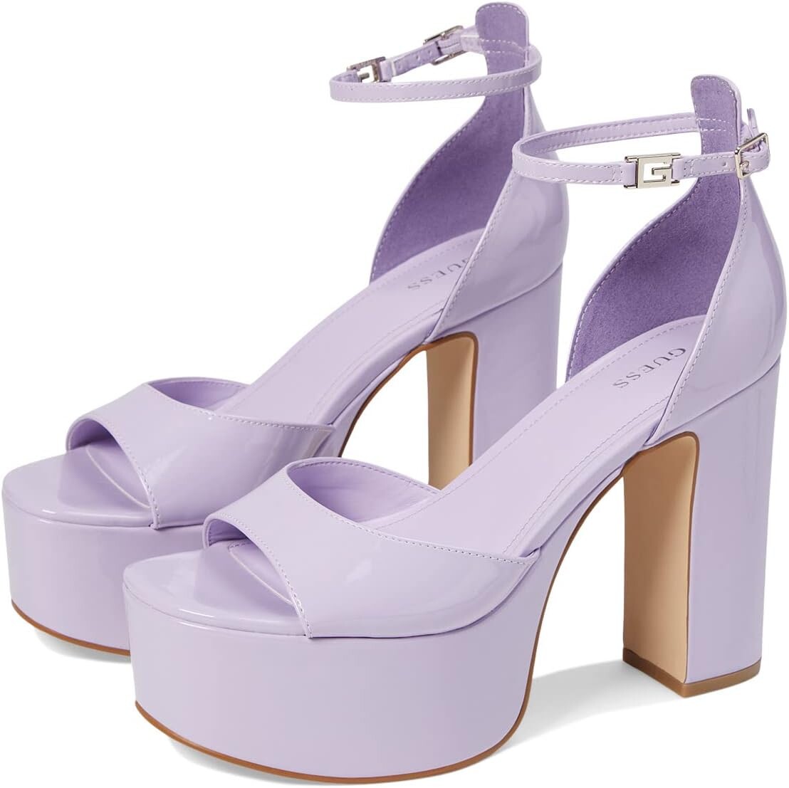 

Босоножки Selima GUESS, цвет Purple Patent