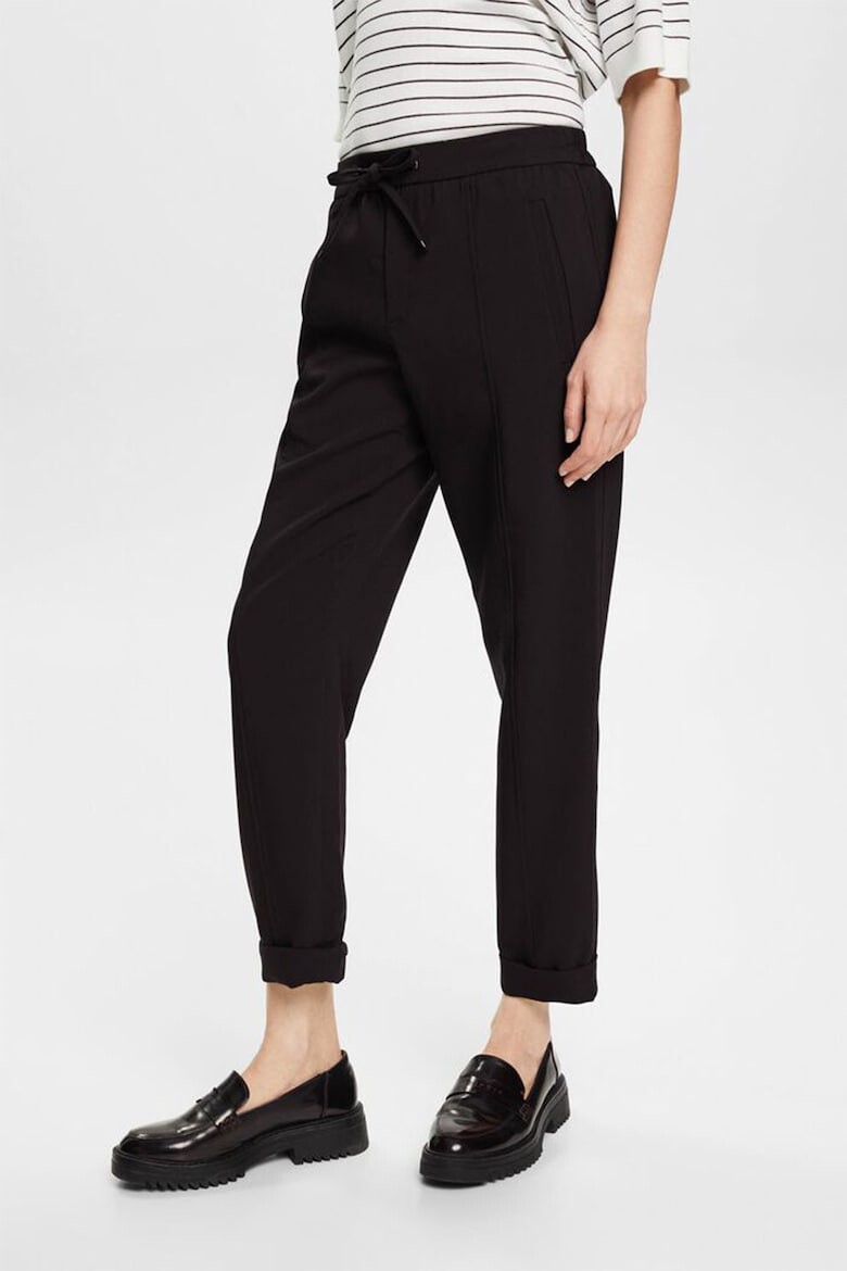 

Укороченные брюки с галстуком Esprit, черный