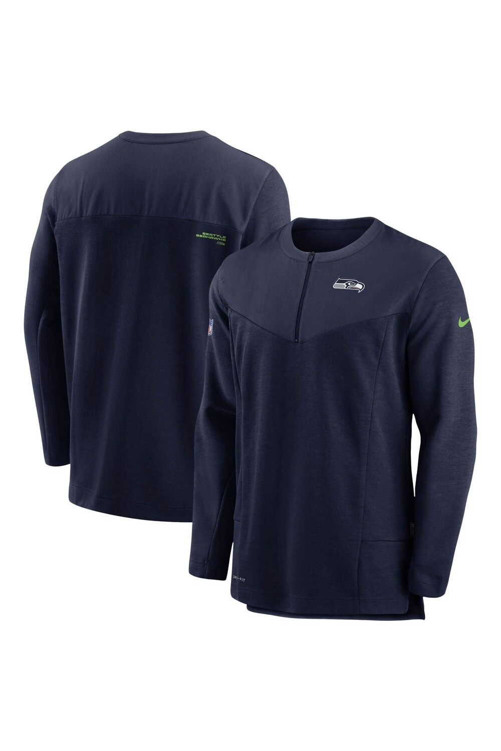 

Короткая куртка Nike на молнии Fanatics Seattle Seahawks Coaches Nike, синий