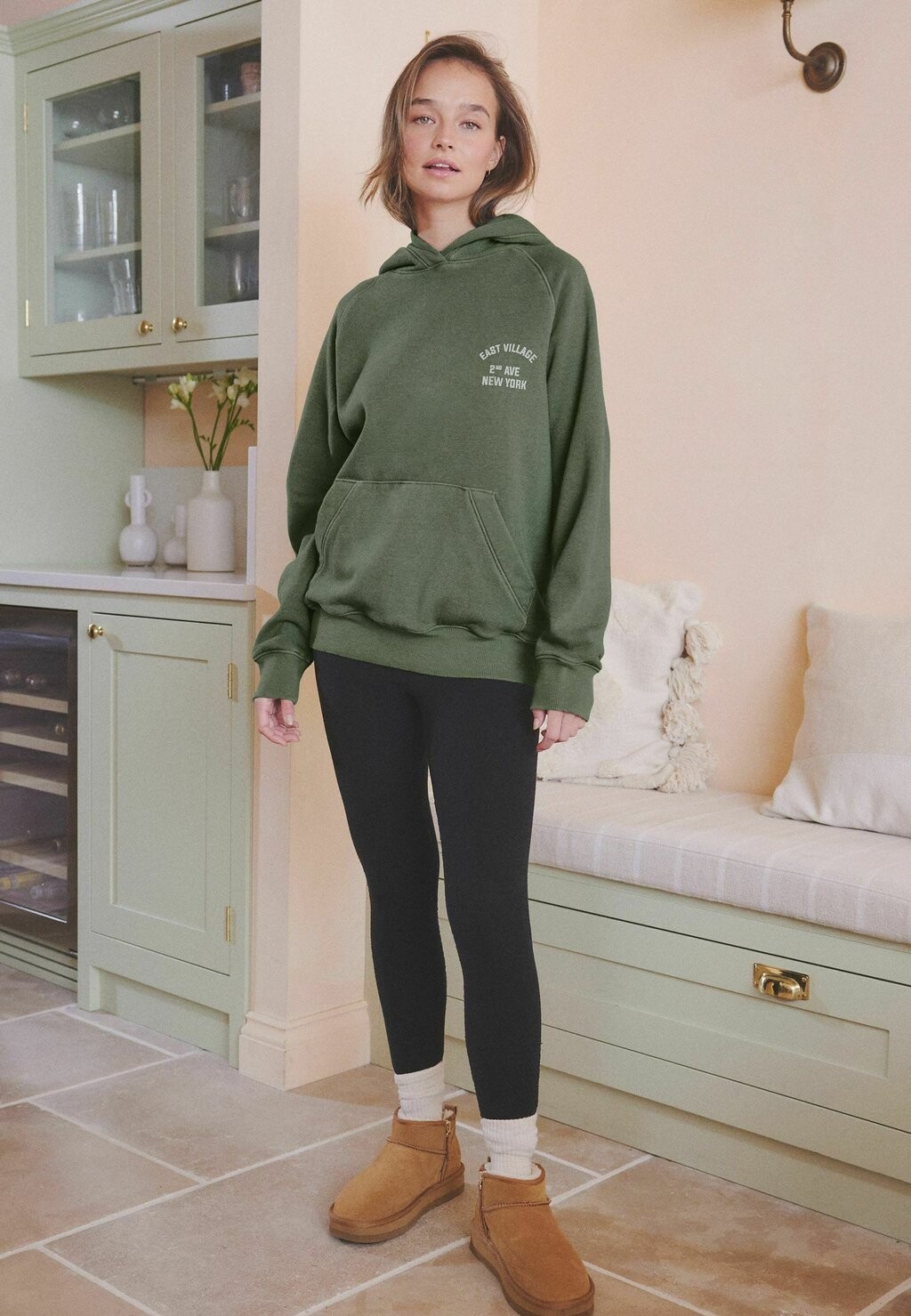 

Толстовка WASHED Next, цвет khaki