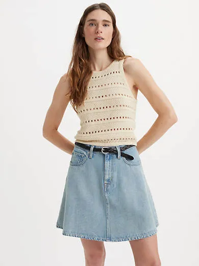 

Свитер-майка Superbloom, связанный крючком Levi's, белый