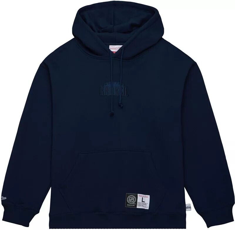 

Темно-синий пуловер с капюшоном Mitchell & Ness Seattle Kraken Micro Logo