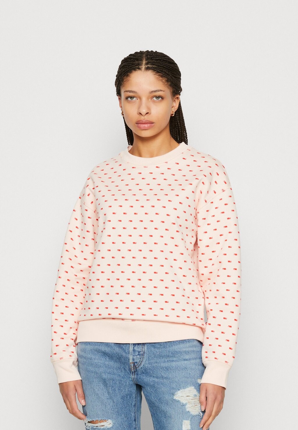 

Толстовка Levi's Graphic Standard Crew, перламутровый
