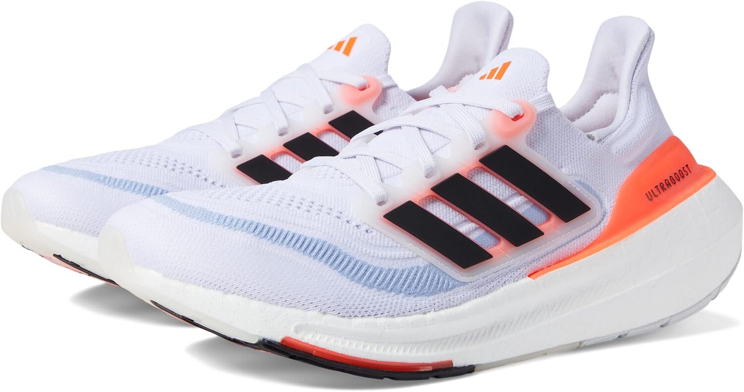 

Кроссовки Ultraboost Light adidas, цвет White/Black/Solar Red