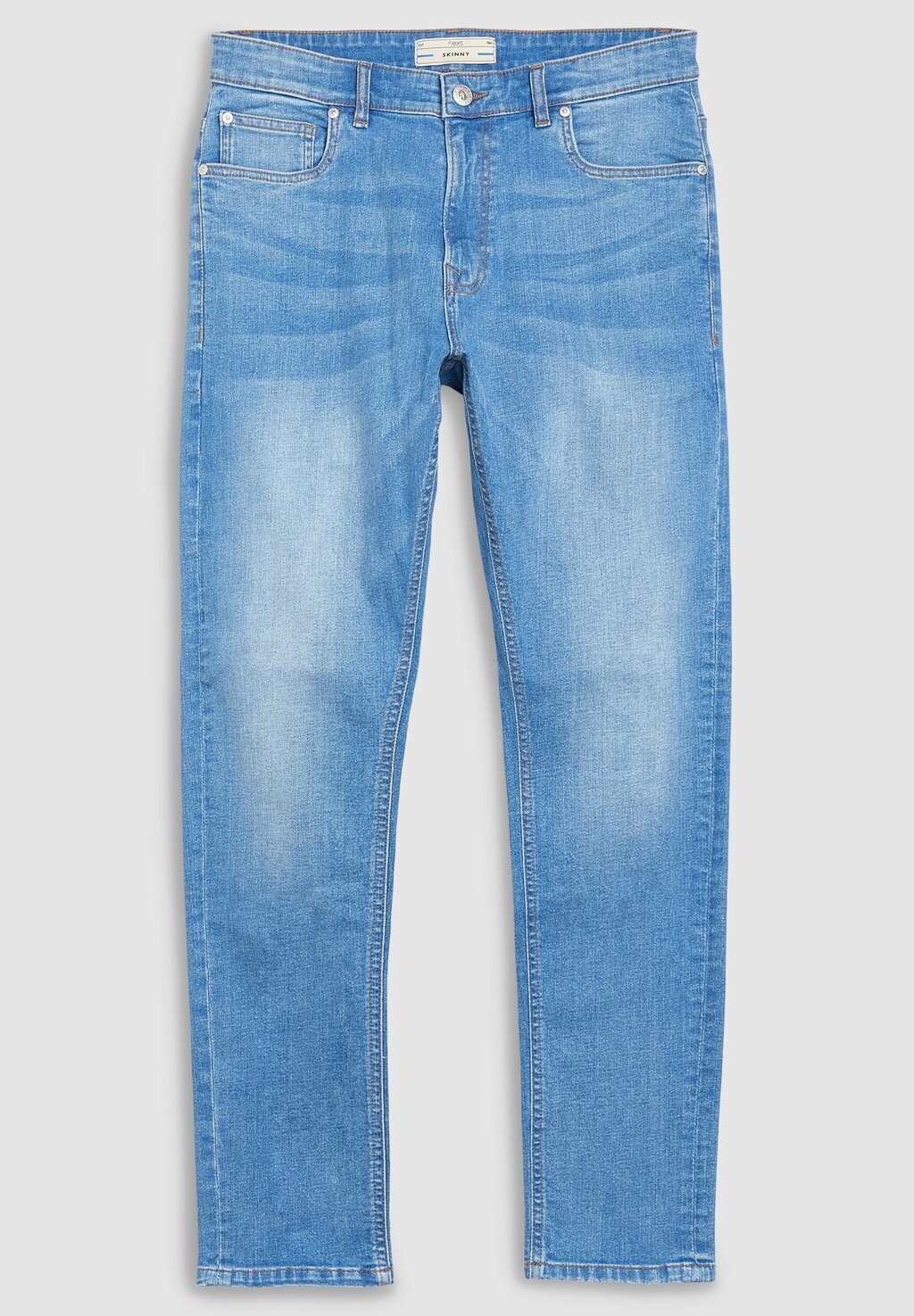 

Джинсы скинни Cotton Stretch Next, пестрый синий