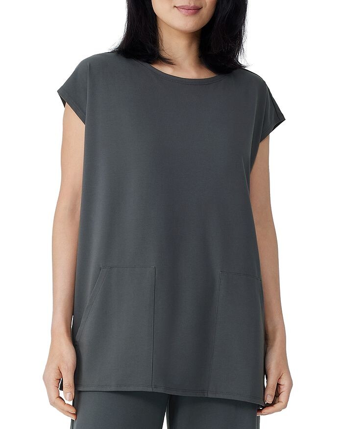 

Трикотажная туника свободного кроя из джерси Eileen Fisher
