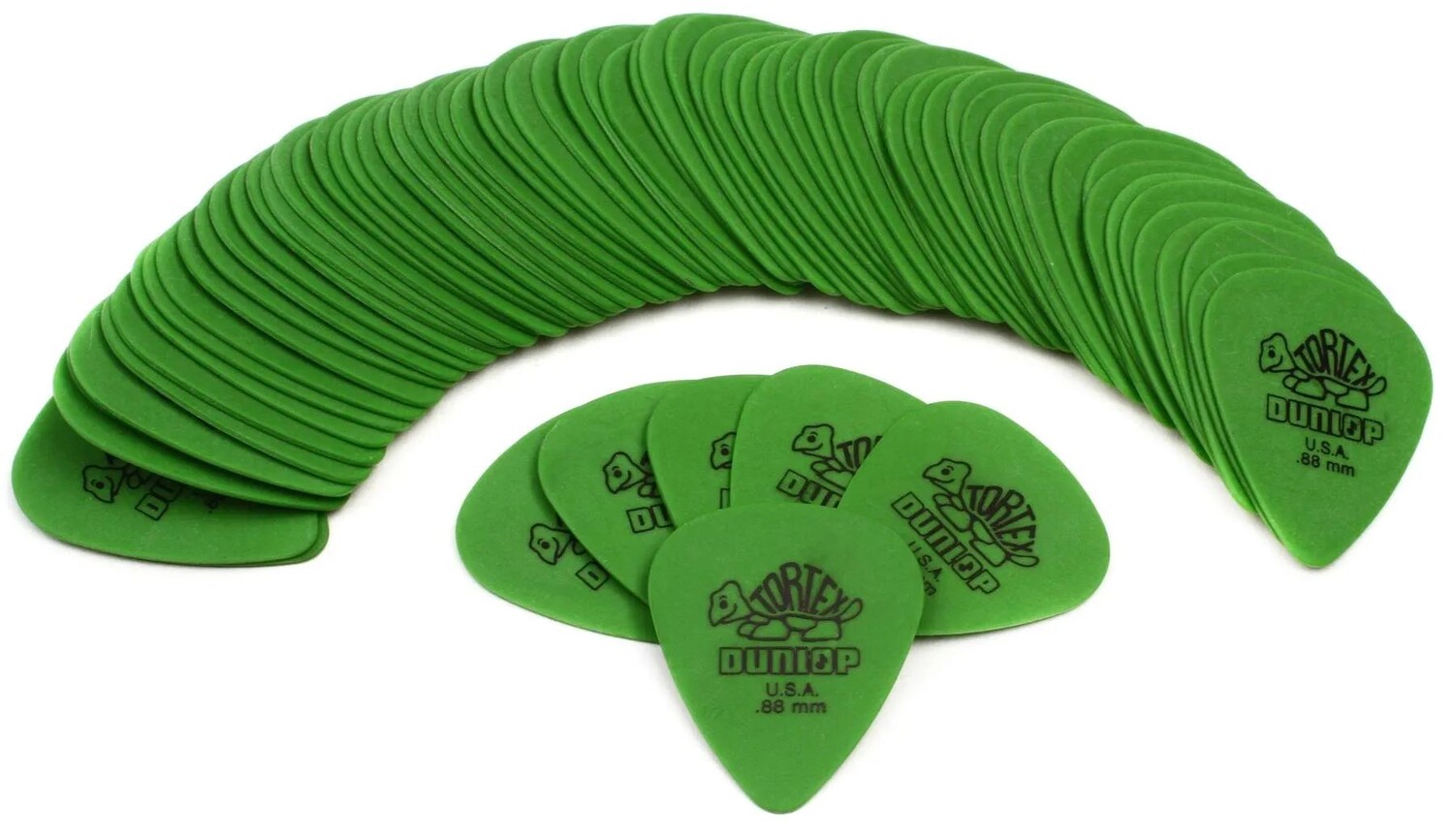 

Стандартные медиаторы Dunlop Tortex, зеленые, 0,88 мм (72 шт. в упаковке)