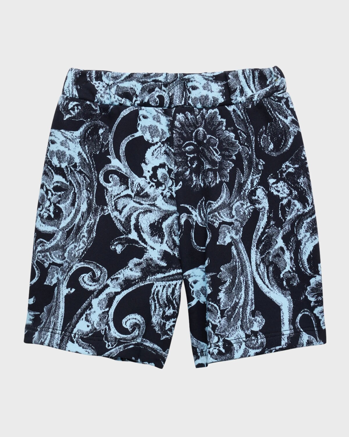 

Флисовые шорты Barocco Stencil для мальчиков Versace, цвет Navy Pale Blue