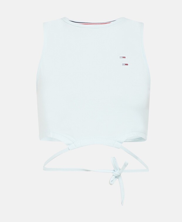 

Укороченный топ Tommy Hilfiger, лед