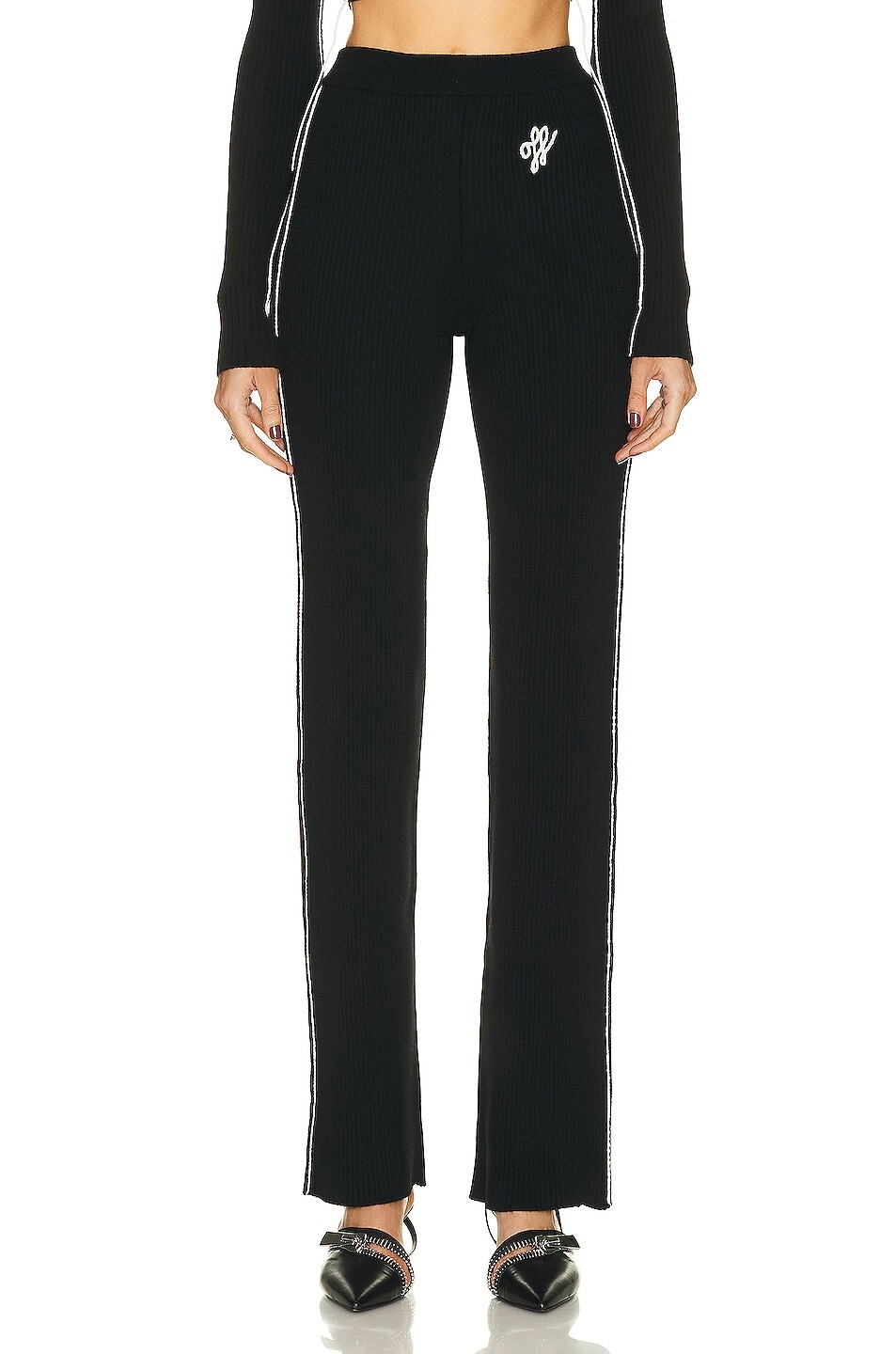 

Брюки Off-White Outline, цвет Black & White