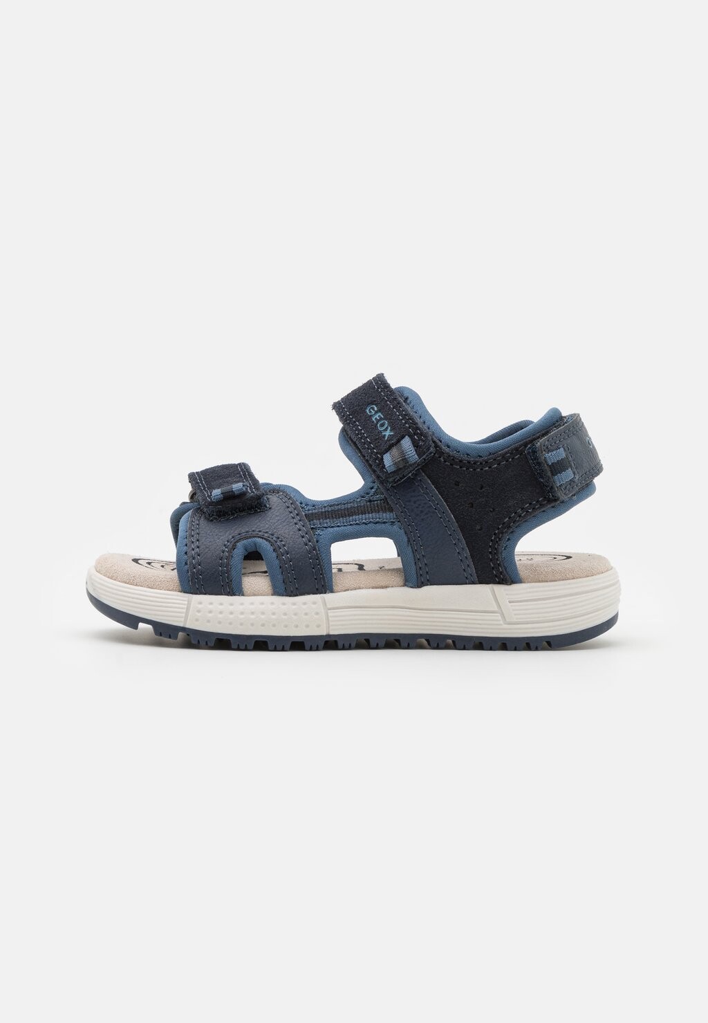 Треккинговые сандалии SANDAL ALBEN BOY Geox, цвет navy/avio кроссовки низкие alben boy geox цвет grey navy