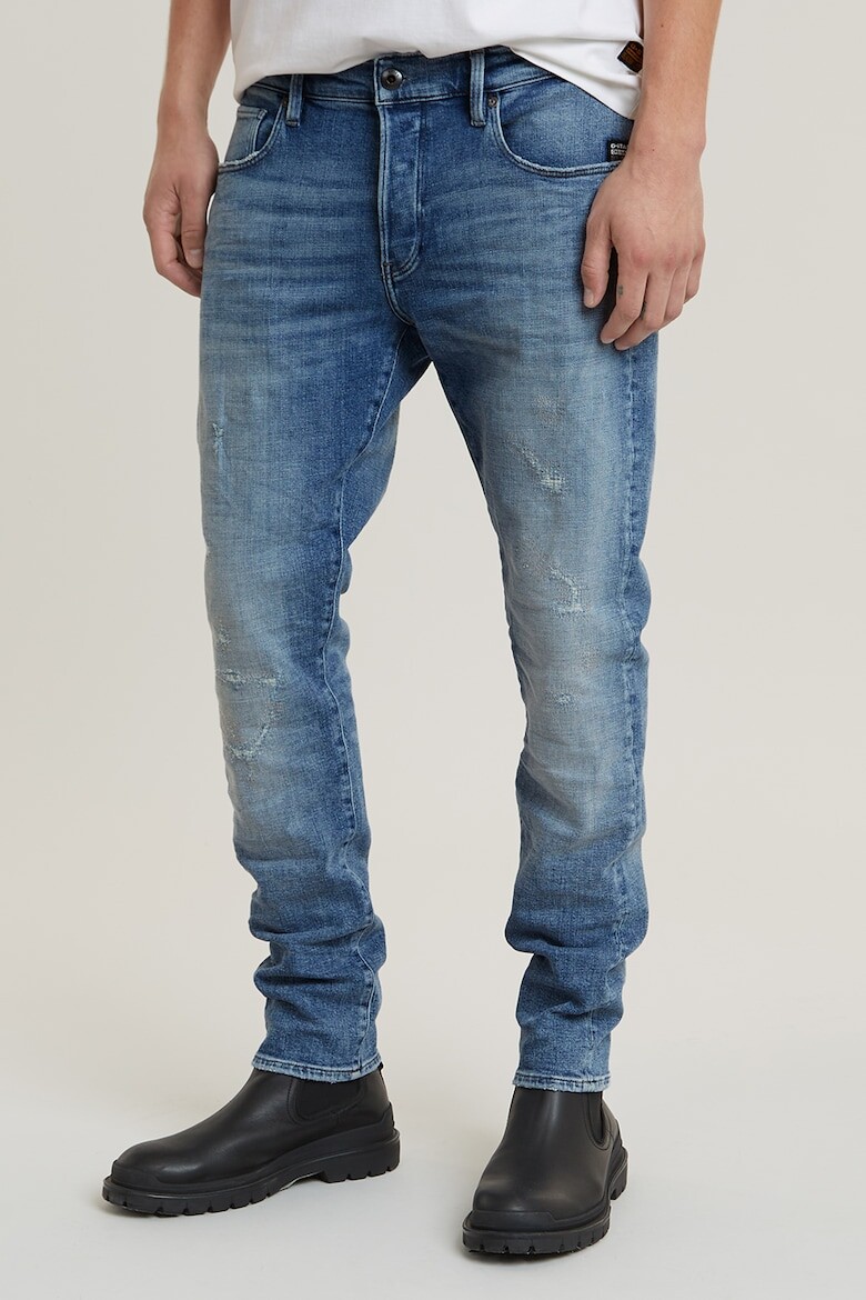 

Джинсы слим 3301 с эффектом потертости G-Star Raw, синий