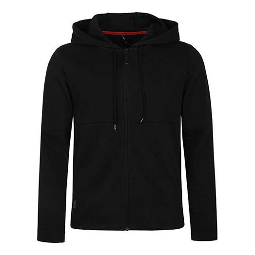 Куртка adidas Athleisure Casual Sports Cardigan Hooded Jacket Black, черный