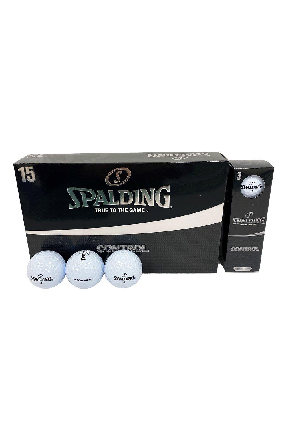 цена Набор из 15 мячей Control Spalding, белый