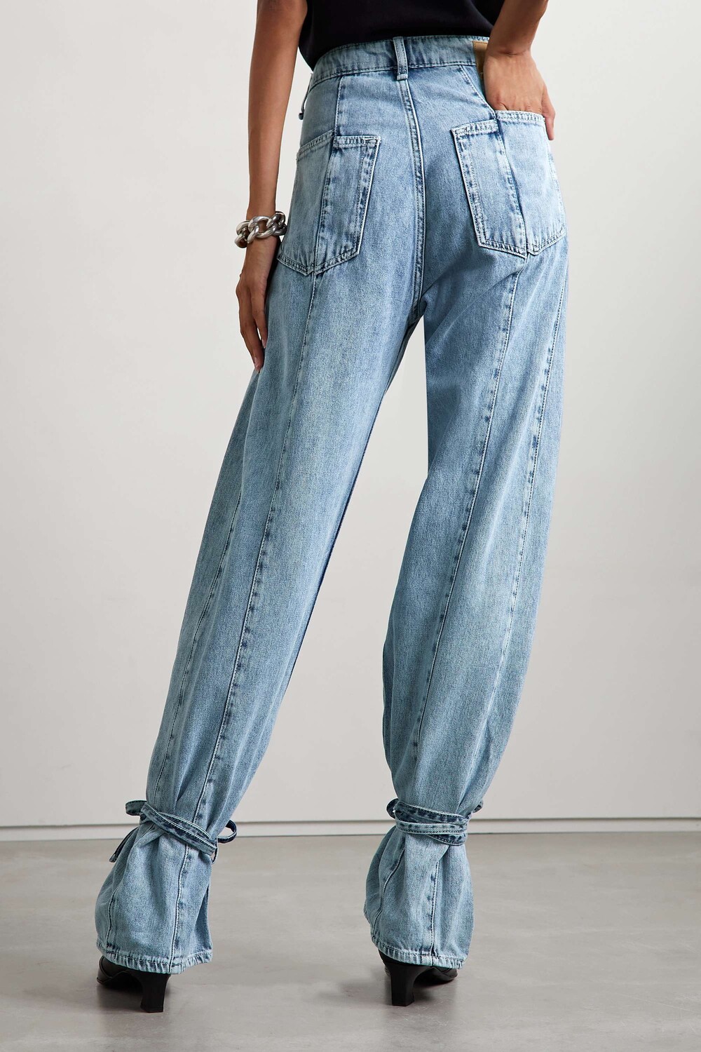

RAG & BONE джинсы прямого кроя Splice Barrel с завышенной талией, деним