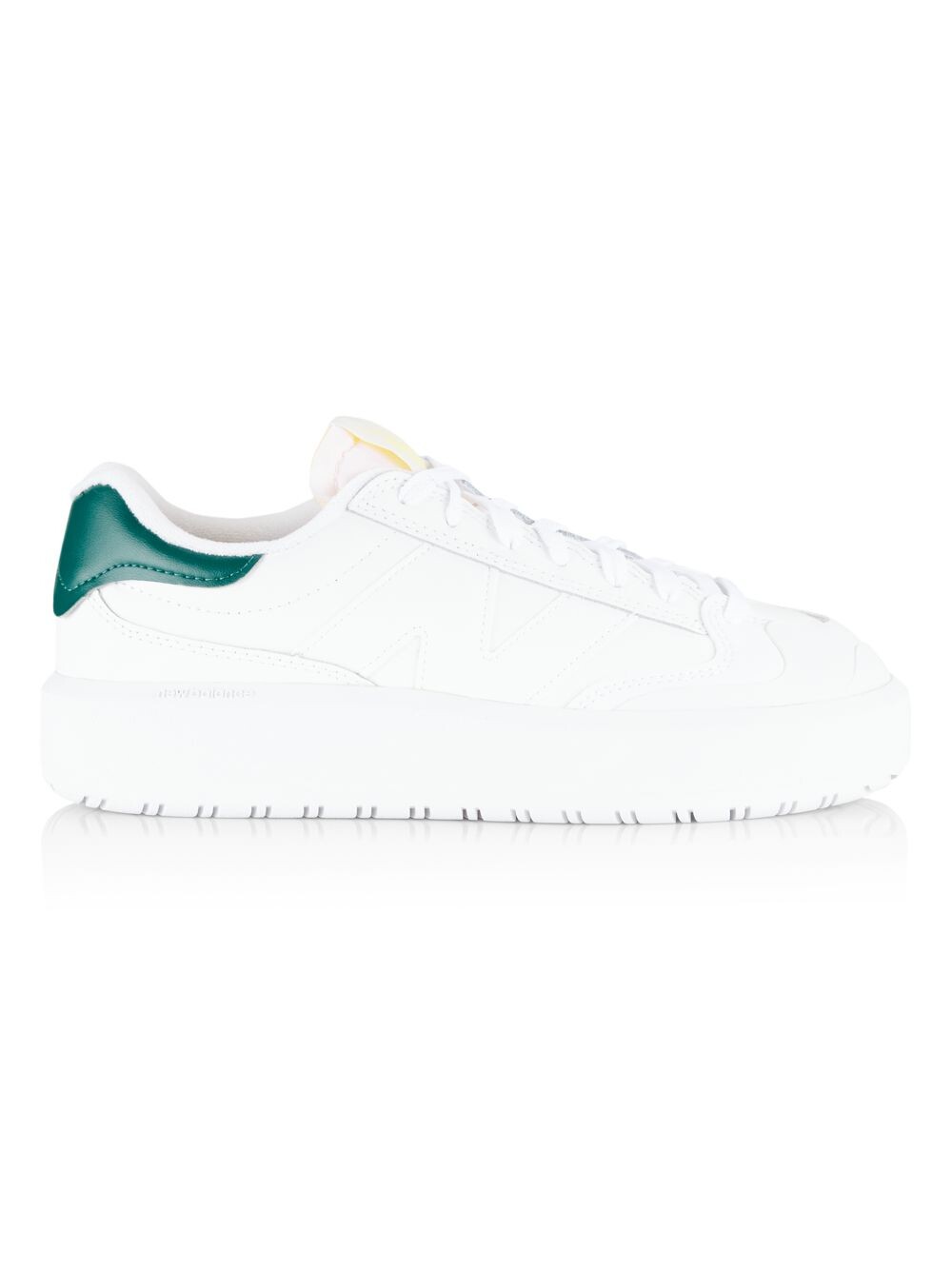

Кожаные низкие кеды CT302 New Balance, белый