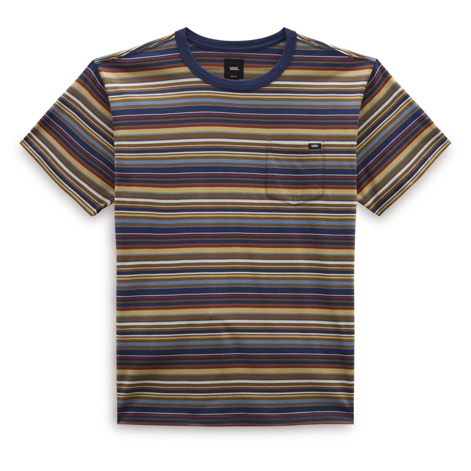 

Футболка Vans Cullen S/S, цвет Dress Blues/Coffee Liqueur