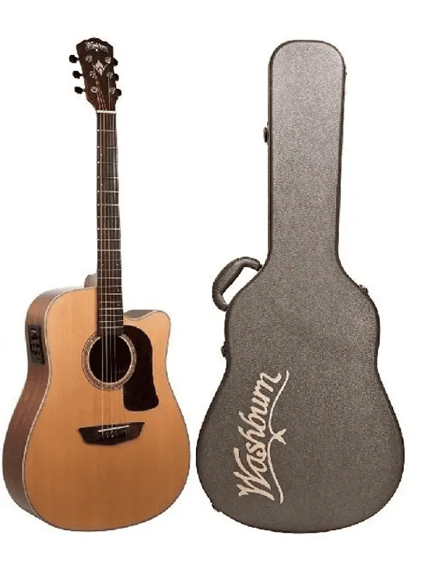 

Акустическая гитара Washburn HD100SWCEK Heritage 100 Series Solid Wood Spruce Mahogany Cutaway Acoustic Guitar w/Case