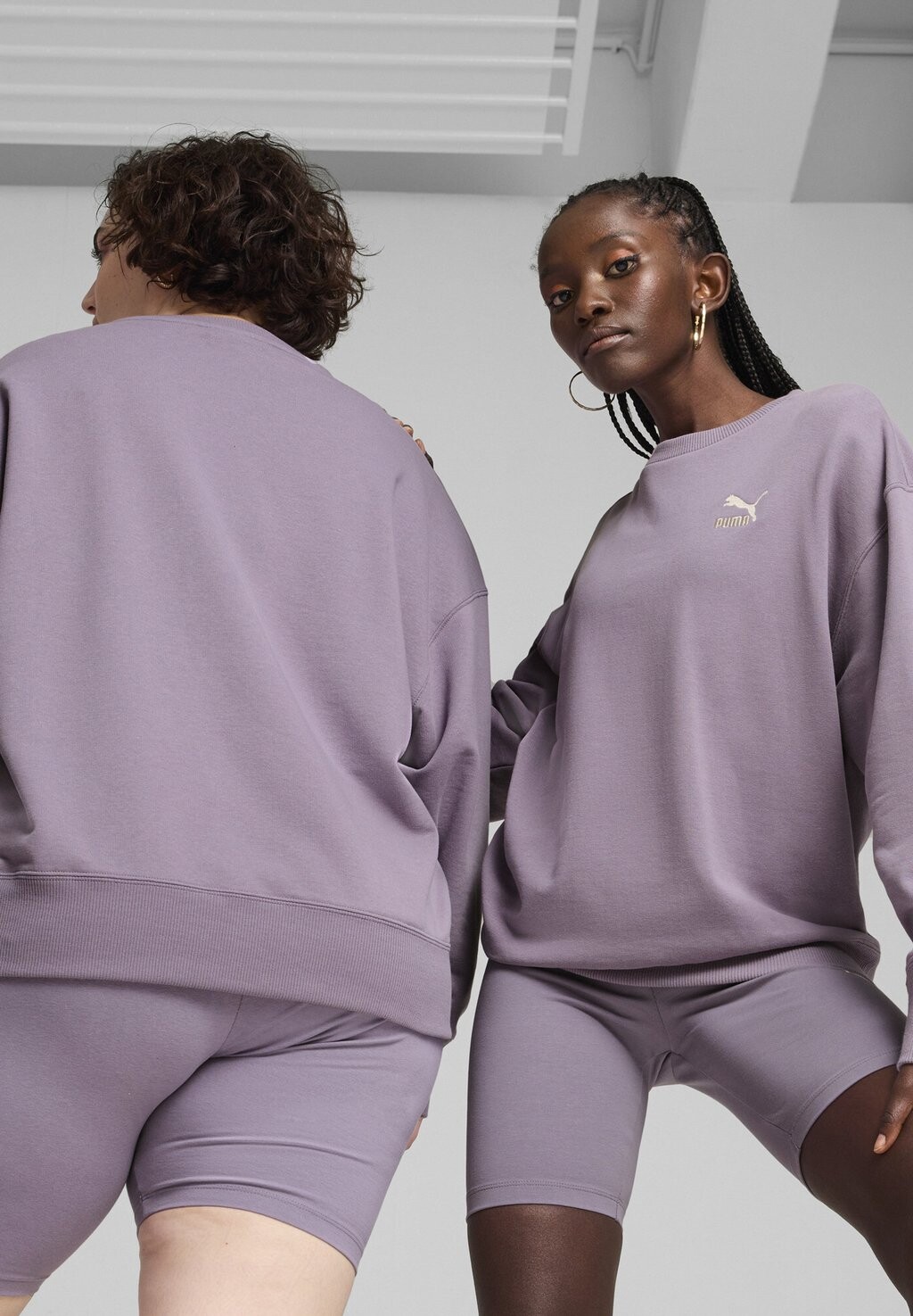 

Толстовка с капюшоном BETTER RELAXED CREW Puma, фиолетовый