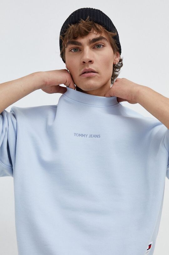 

Хлопковая толстовка Tommy Jeans, синий