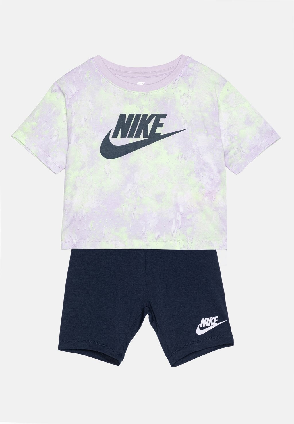

Леггинсы BOXY TEE & BIKE SET Nike Sportswear, цвет midnight navy
