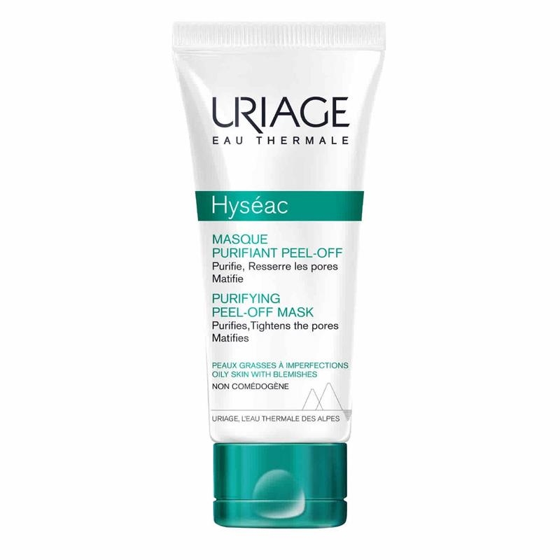 Uriage Hyseac Очищающая маска 50 мл uriage исеак очищающая маска пленка peel off mask 50 мл uriage hyseac