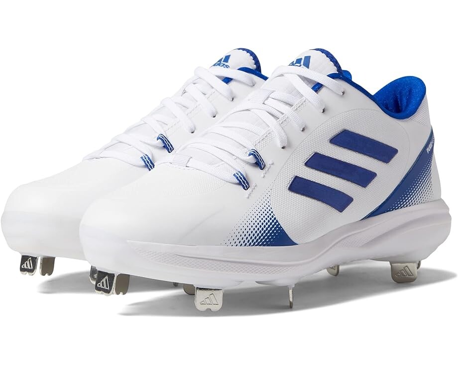 

Кроссовки Adidas Purehustle 2 Softball, цвет White/Team Royal Blue/Solar Blue