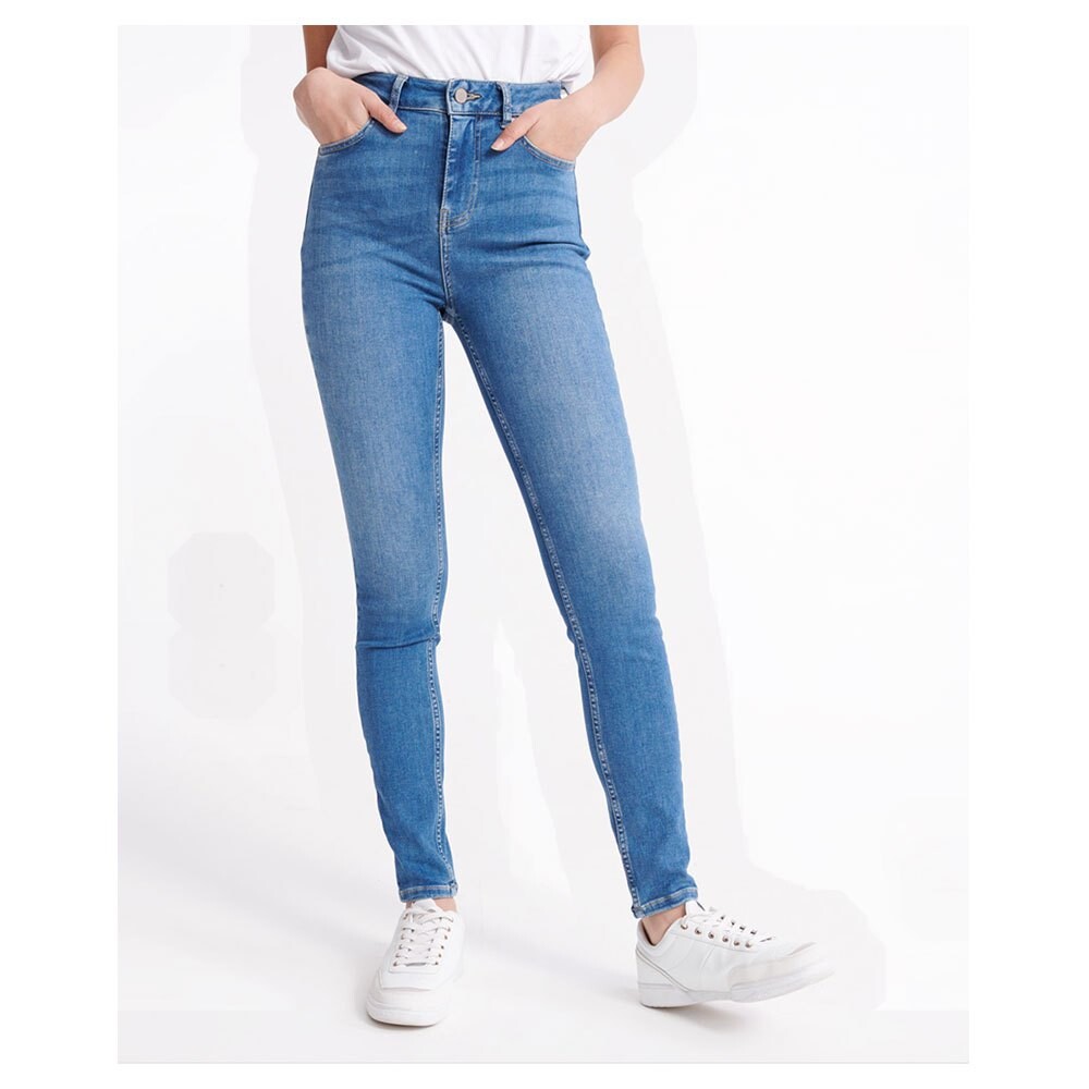 

Джинсы Superdry High Rise Skinny, синий