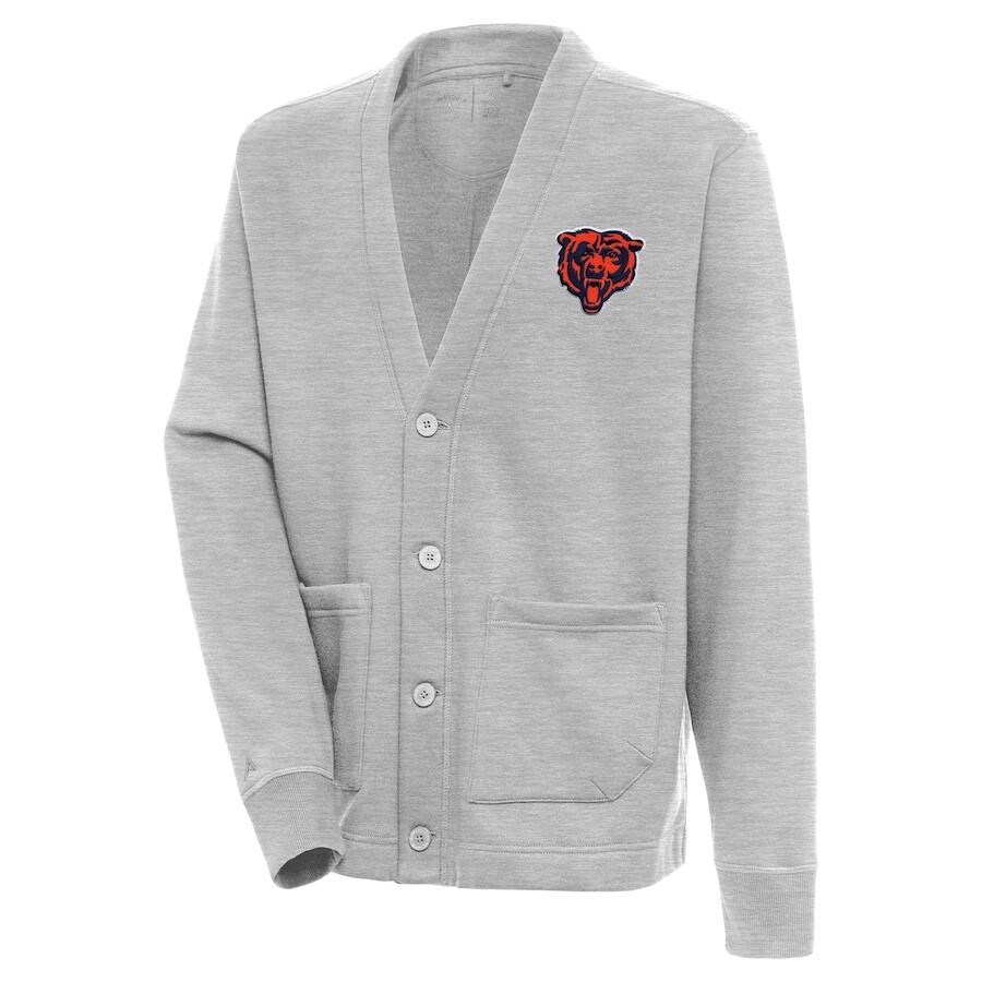 

Кардиган Antigua Chicago Bears, серый
