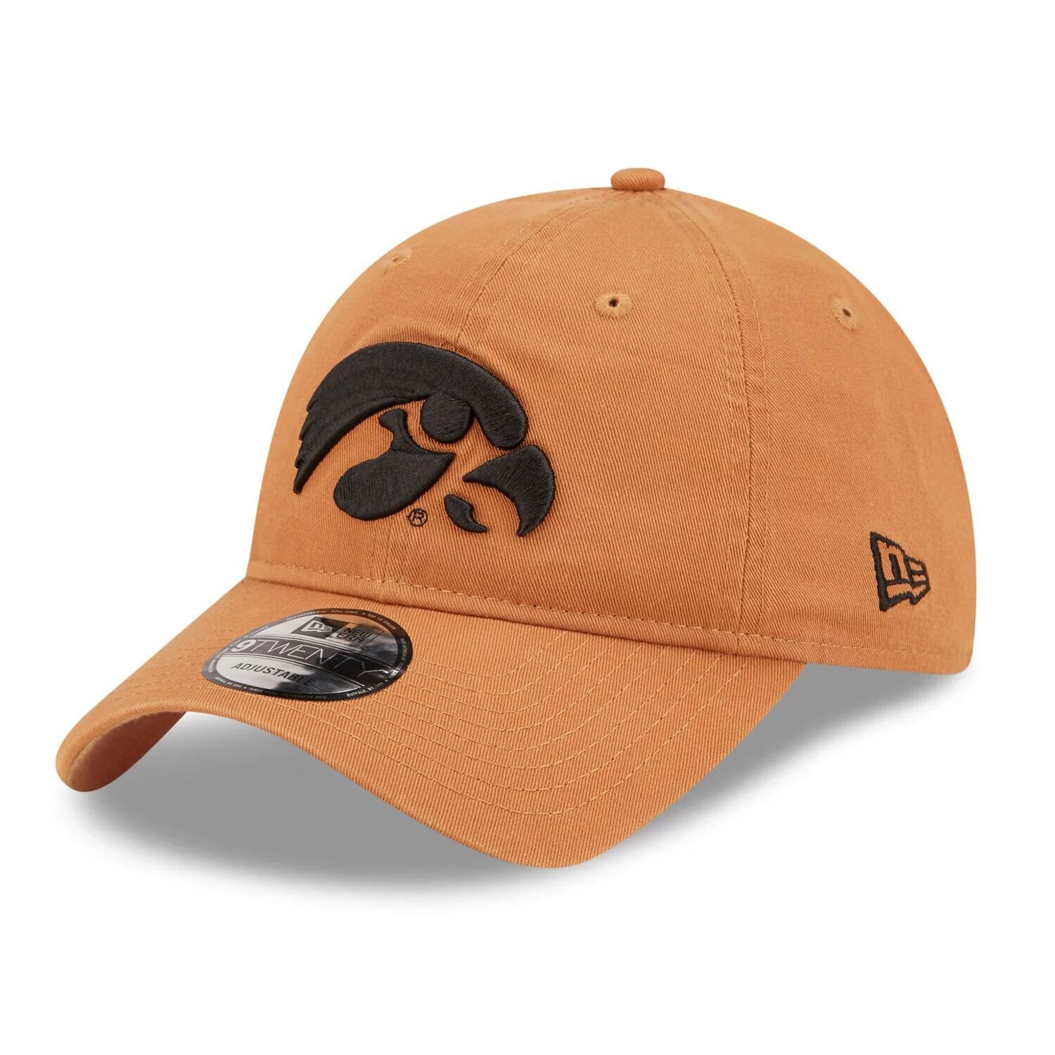 

Мужская регулируемая шапка New Era хаки Iowa Hawkeyes Core Classic 2.0 9TWENTY